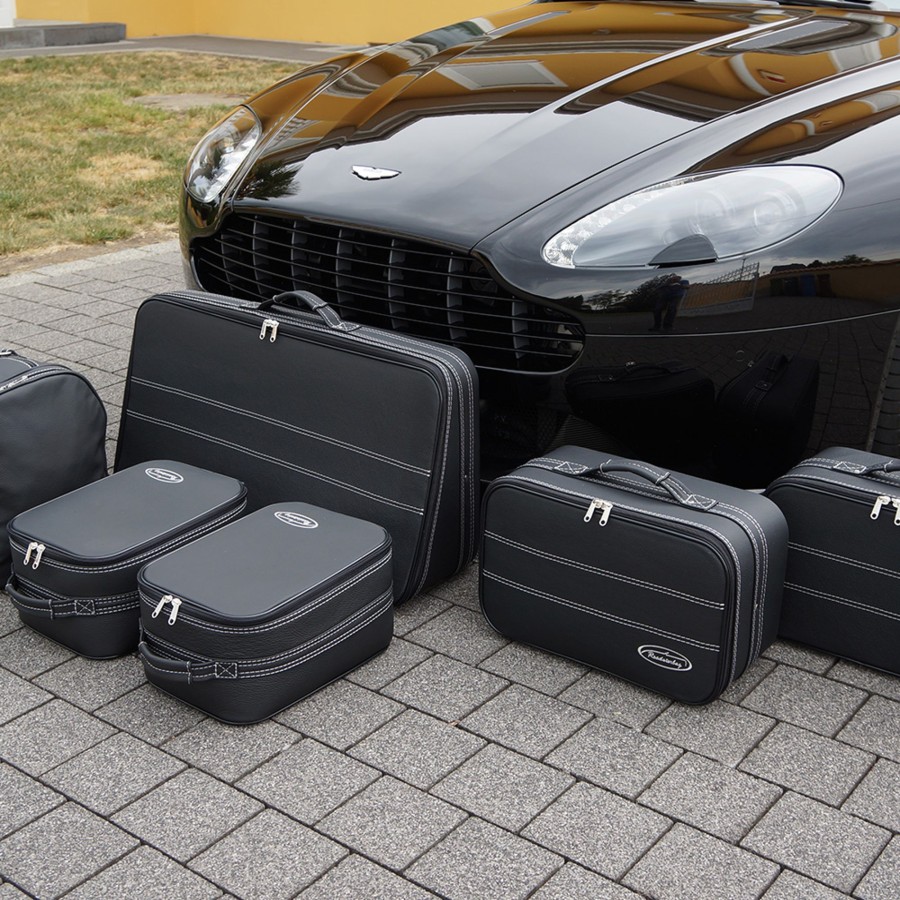 Autokoffer Roadsterbag | Aston Martin V8 Vantage Coupe Kofferset Hinterer Kofferraum 4-Tlg.