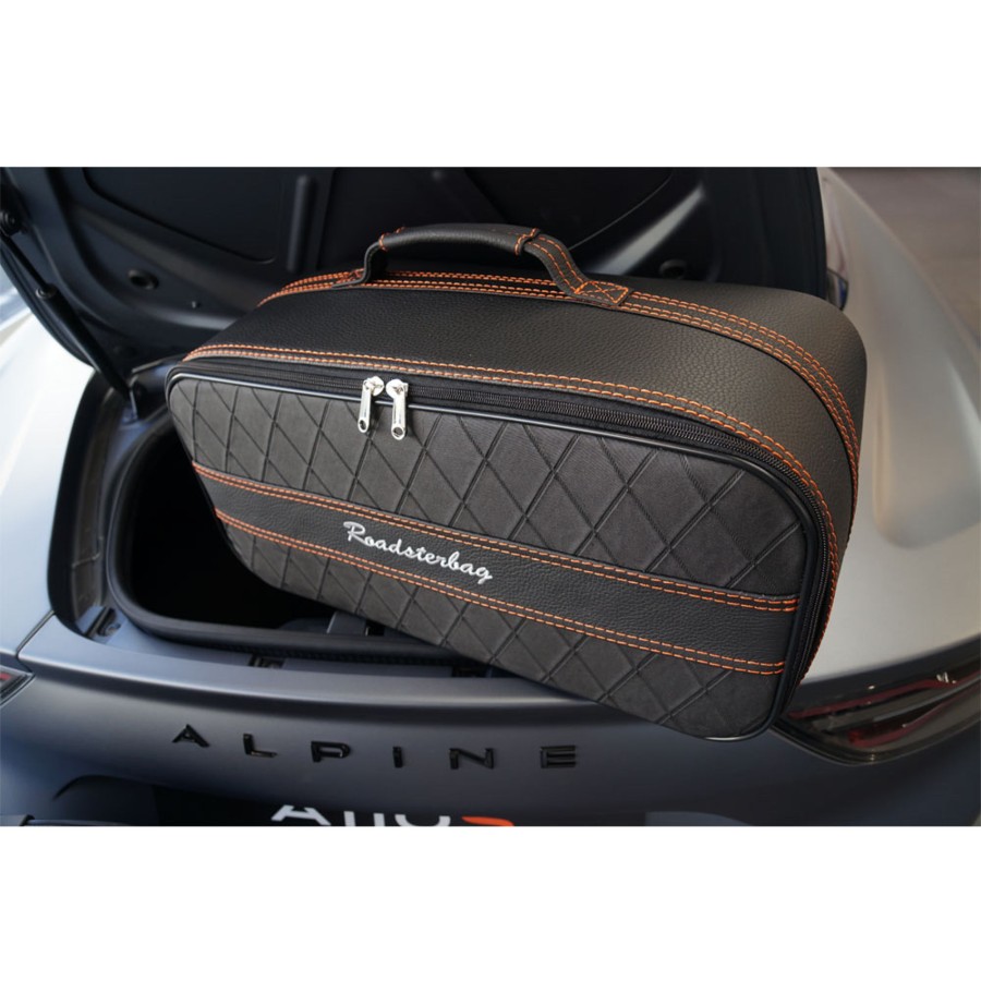 Autokoffer Roadsterbag | Alpine A110 1-Tlg. Taschenset Hinterer Kofferraum (Eu) Leder