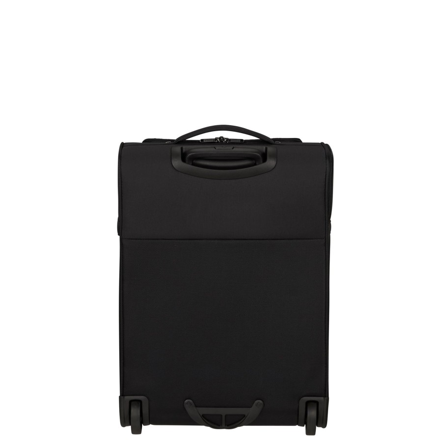 Koffer Samsonite 2 Rollen Koffer | Airea Upright 55/20 Exp Toppocket - Black Black [1041]