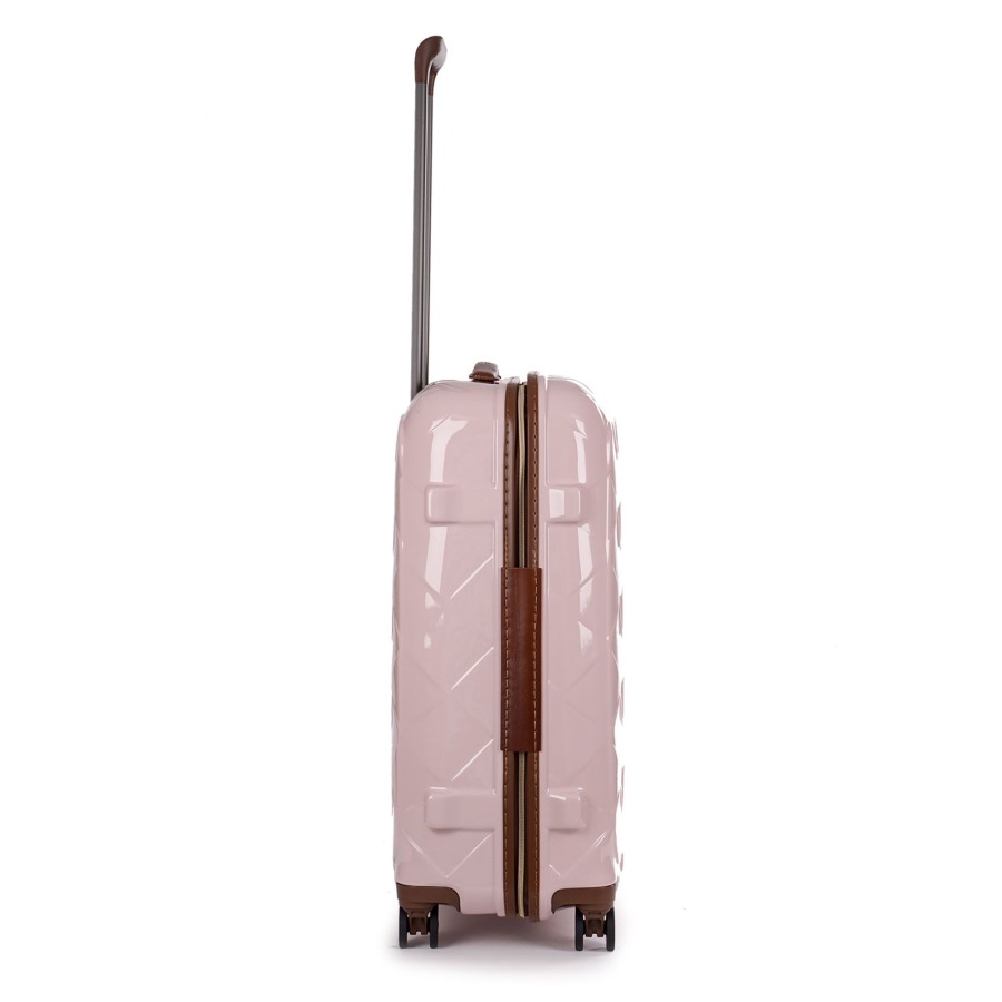 Koffer Stratic 4 Rollen Koffer | Leather&More - Hartschalen-Koffer M (Bis 66Cm) Rose