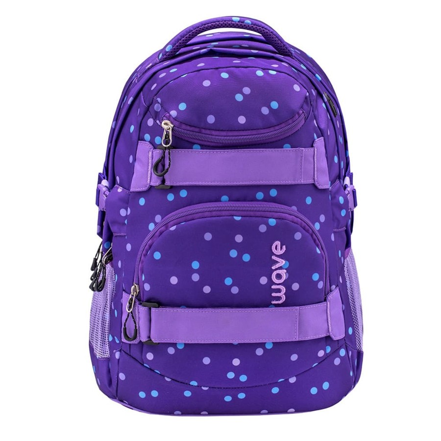 Schule Wave | Infinity Rucksack - Purple Dots Purple Dots [18]