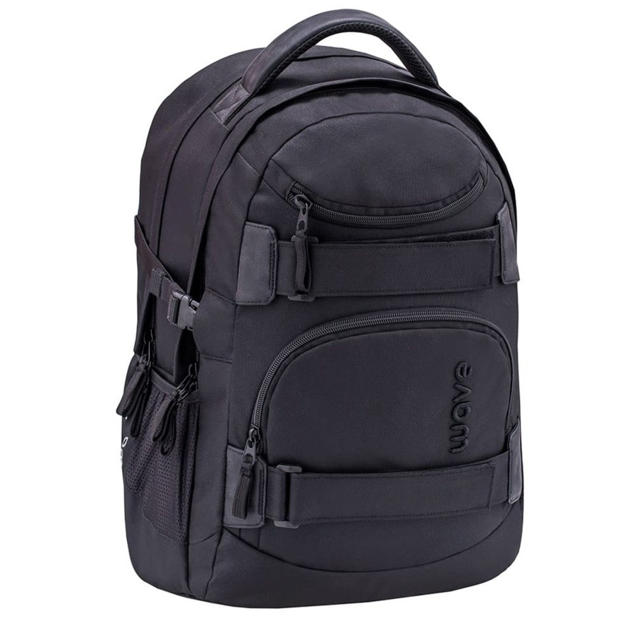 Schule Wave | Infinity Rucksack Set 2-Teilig - Posh Black Posh Black [17]