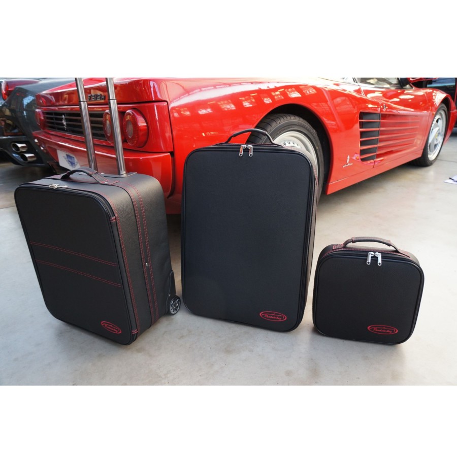 Autokoffer Roadsterbag | Ferrari 512 Testarossa - 4-Tlg. Kofferset Kofferraum