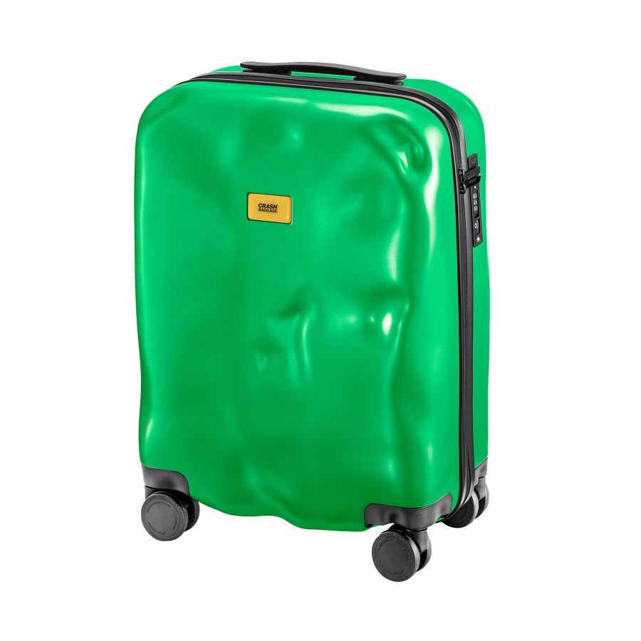 Koffer Crash Baggage 4 Rollen Koffer | Handgepacktrolley Mit 4 Rollen 55 Cm Cabin Small New Icon 40 Liter Mint Green [18]