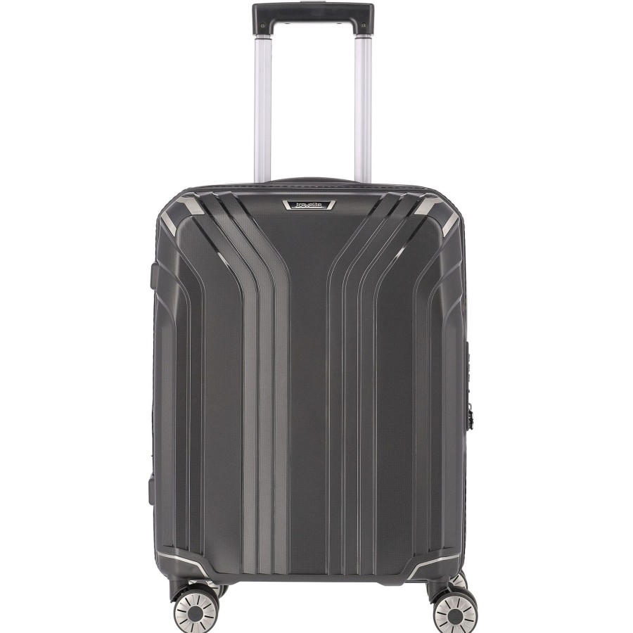 Koffer Travelite 4 Rollen Koffer | Elvaa Trolley S Mit 4 Rollen - Schwarz Schwarz [1]