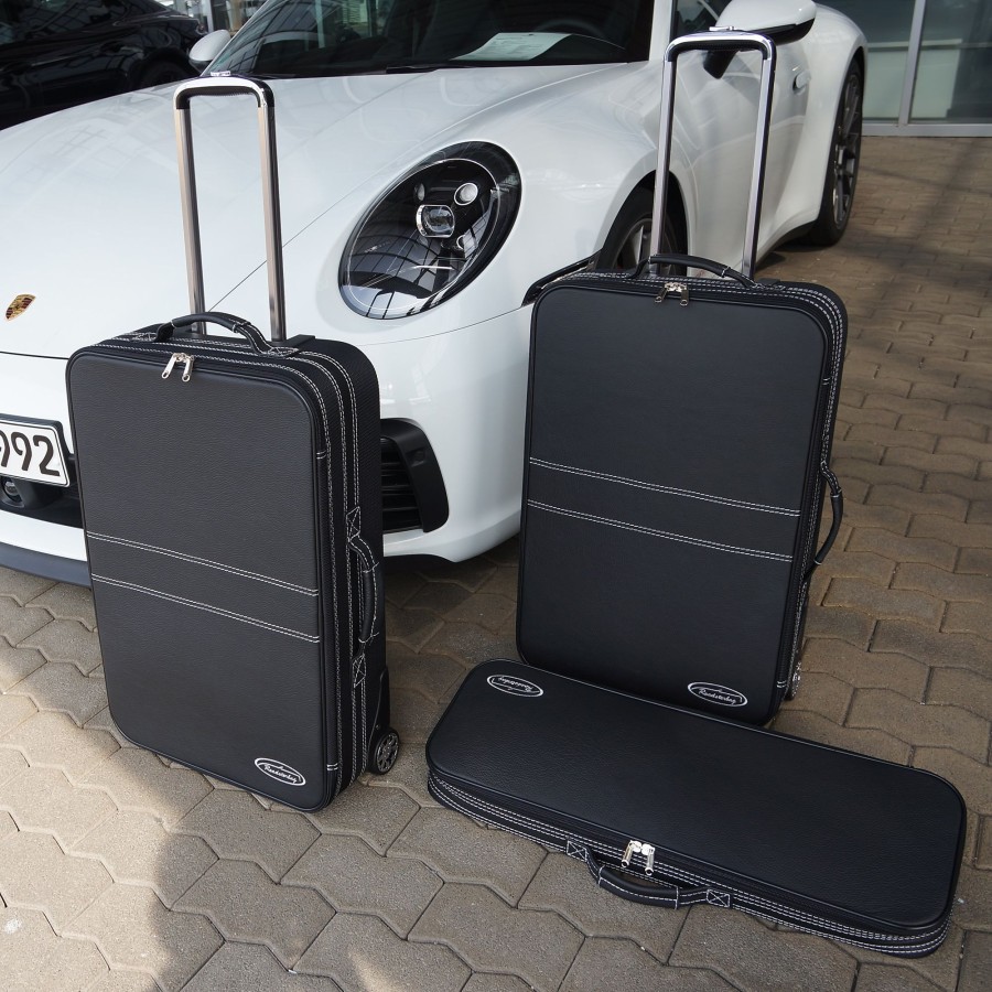 Autokoffer Roadsterbag | Kofferset Mit 2 Rollen Porsche Boxster (981+982) Front 103 Liter 3-Tlg.