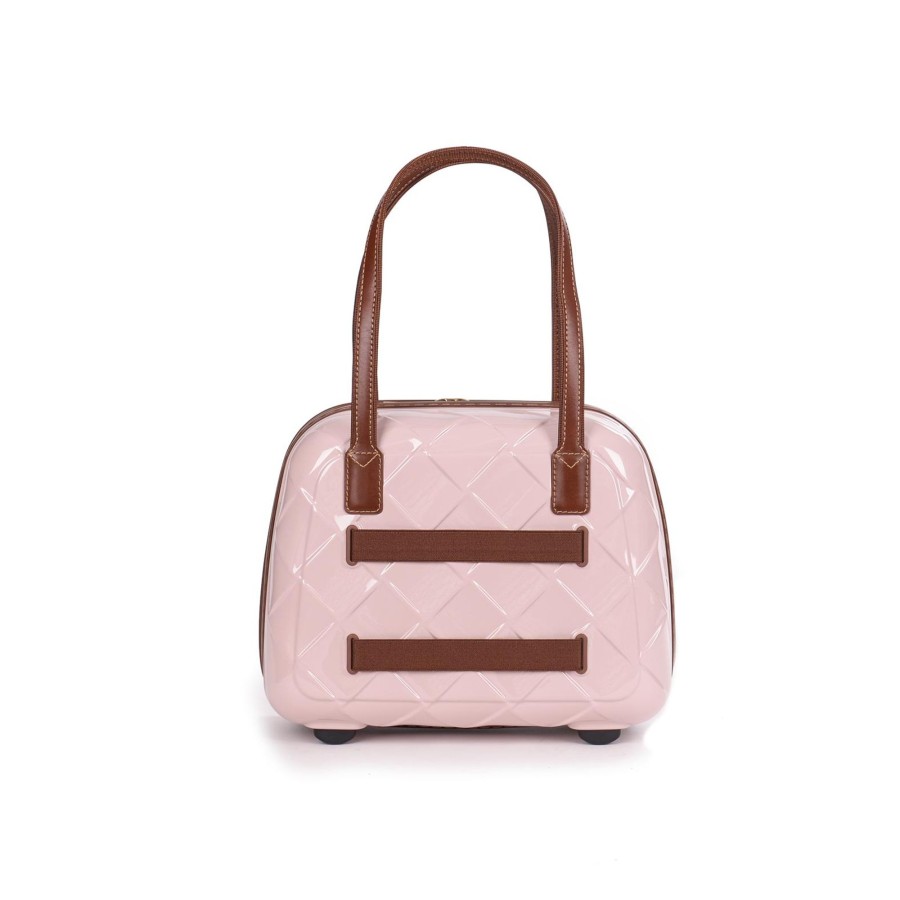 Koffer Stratic Kosmetiktaschen | Leather&More - Hartschalen-Koffer Beautycase (Bis 28Cm) Rose