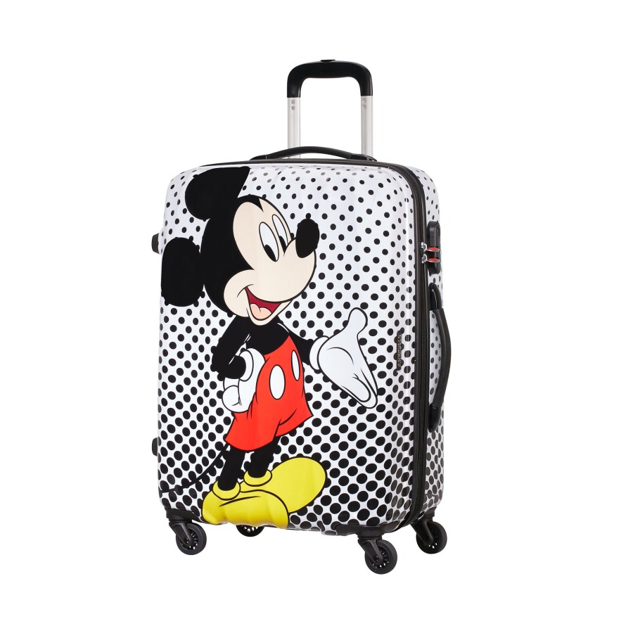 Koffer American Tourister 4 Rollen Koffer | Spinner Mit 4 Rollen Alfatwist 65Cm Disney Legends 62.5 Liter MicBest Mouse Polka Dot [7483]