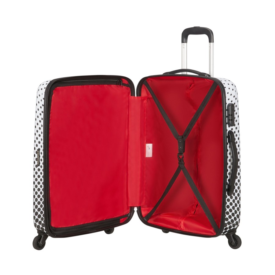 Koffer American Tourister 4 Rollen Koffer | Spinner Mit 4 Rollen Alfatwist 65Cm Disney Legends 62.5 Liter MicBest Mouse Polka Dot [7483]