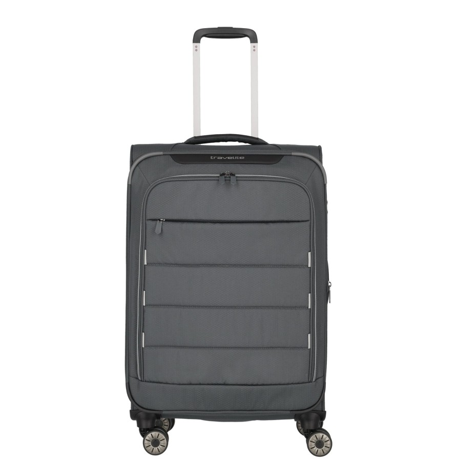 Koffer Travelite 4 Rollen Koffer | Skaii Trolley 4 Rollen M - Gipfelgrau Gipfelgrau [4]