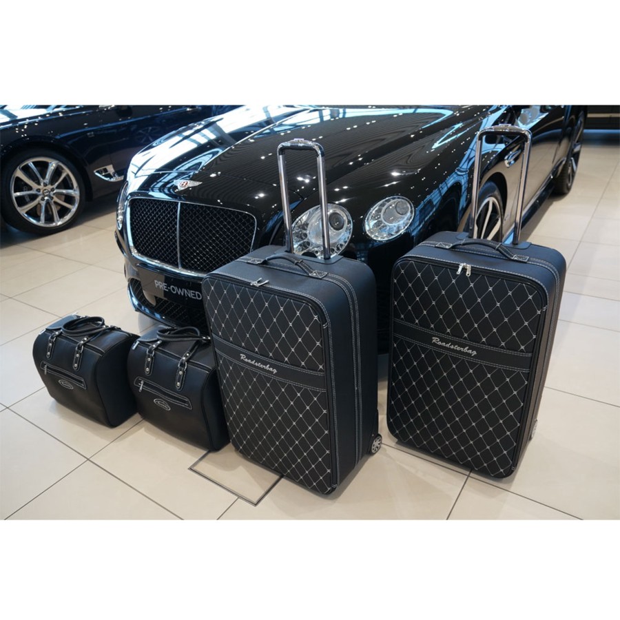 Autokoffer Roadsterbag | Bentley Continental Gt Coupe 2011-2018 (Eu) 4-Tlg. Kofferset Kofferraum