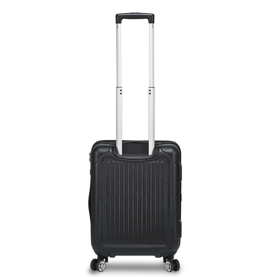 Koffer Stratic Hartgepack | Hartschalen-Koffer S Mit 4 Rollen, 54 Cm, 32 Liter Stripe - Black Black [11]