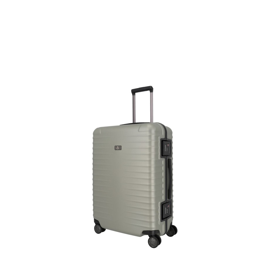 Koffer Titan 4 Rollen Koffer | Litron Frame 4-Rollen-Trolley M - Champagner Champagner [40]