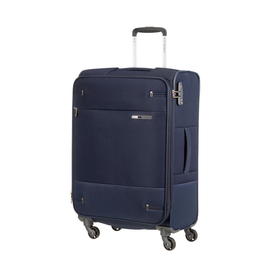 Koffer Samsonite 4 Rollen Koffer | Spinner Mit 4 Rollen 66/24 Exp Base Boost M 67.5 Liter Navy Blue [1598]