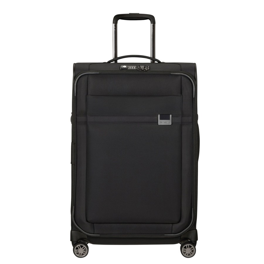 Koffer Samsonite 4 Rollen Koffer | Airea Spinner 67/24 Exp - Black Black [1041]