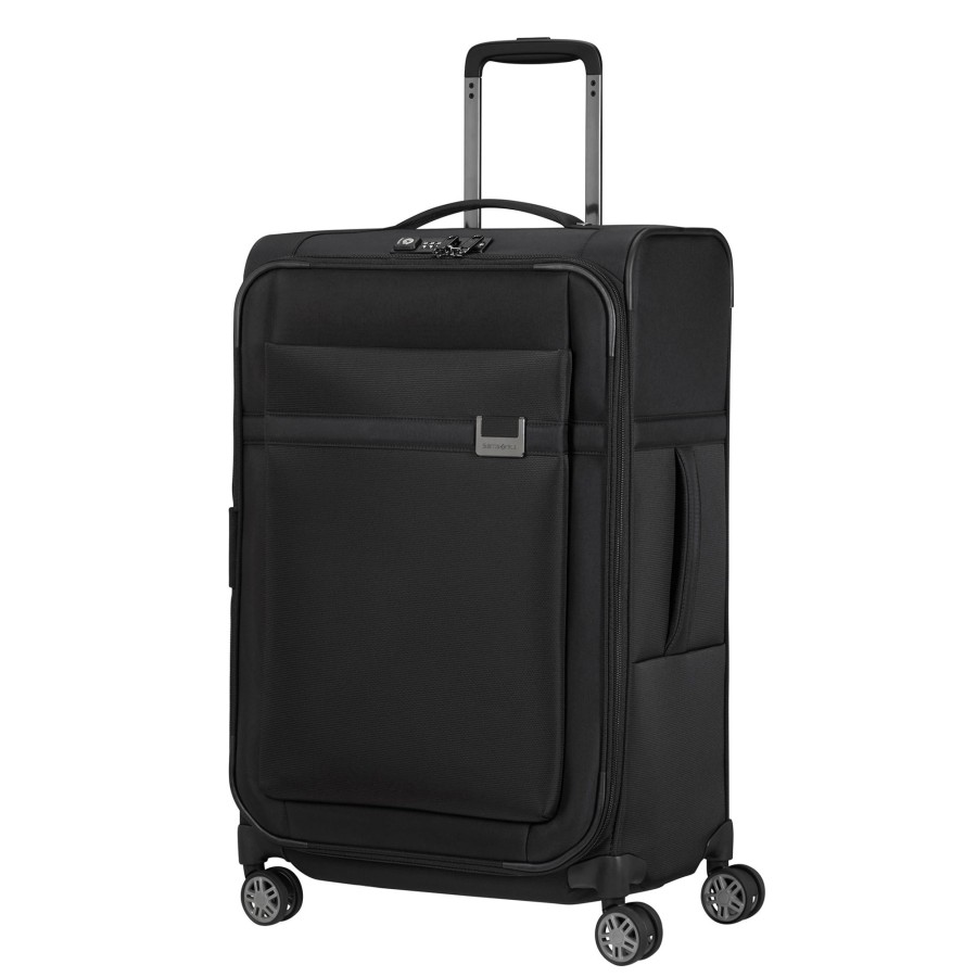 Koffer Samsonite 4 Rollen Koffer | Airea Spinner 67/24 Exp - Black Black [1041]