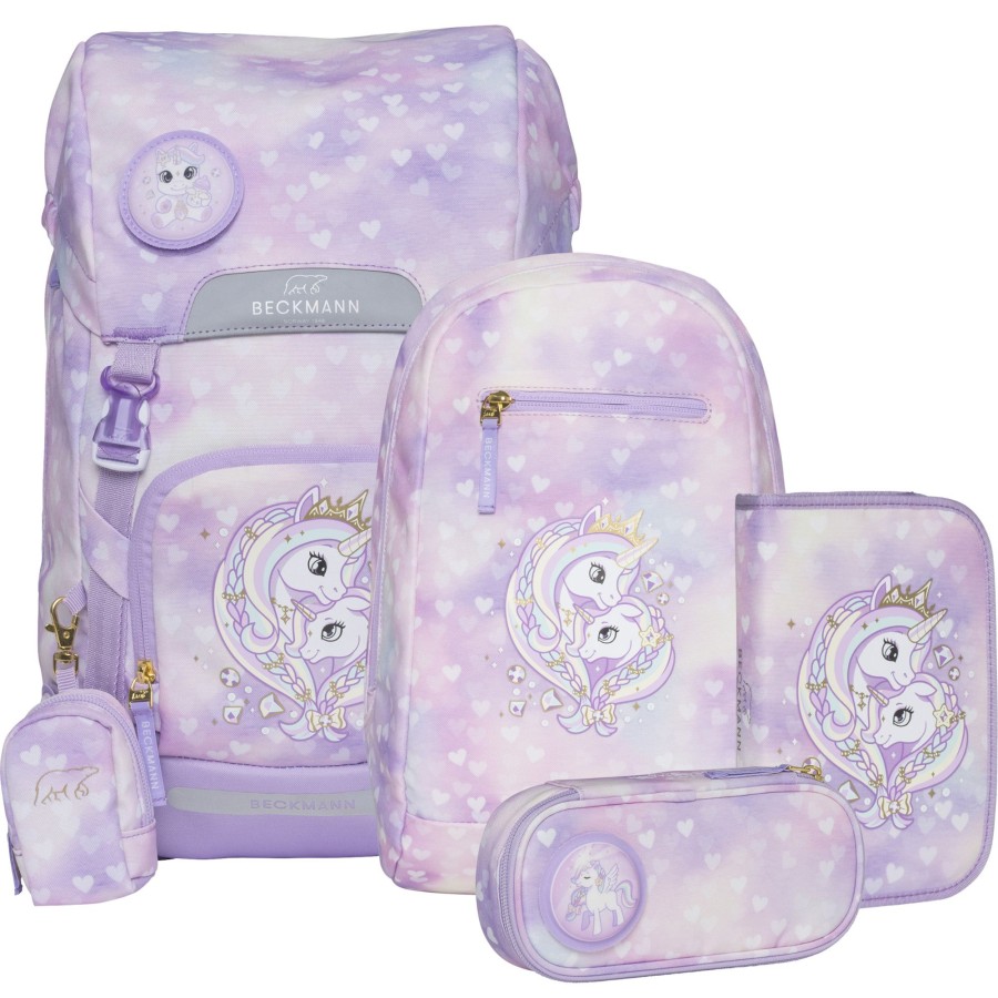 Schule Beckmann | Classic Maxi 6-Teiliges Set Unicorn Princess Purple