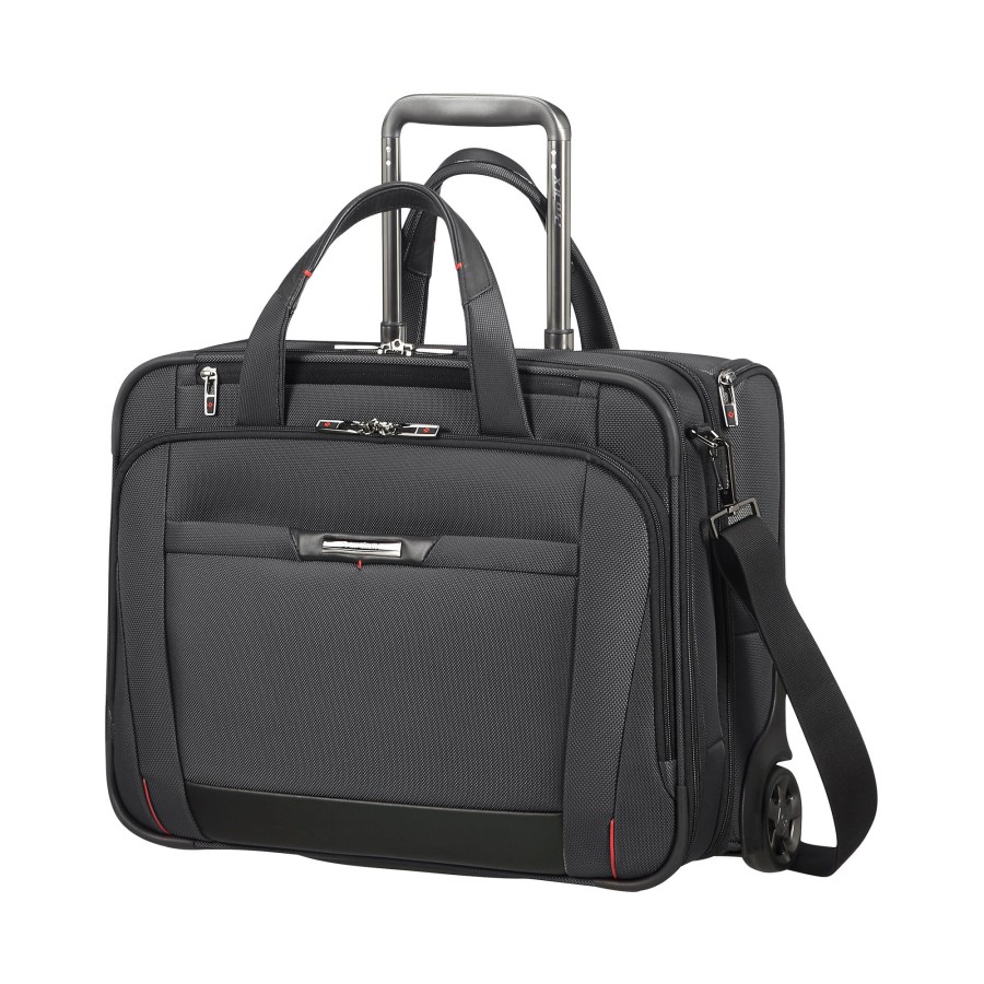 Business Samsonite | Rolling Tote Mit 2 Rollen 15,6" Rfid Pro-Dlx5 Xs 34.5 Liter Black [1041]