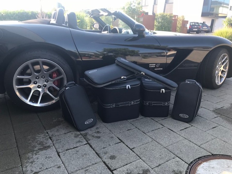 Autokoffer Roadsterbag | Dodge Viper Cabrio (Eu-Version) - 6-Tlg. Kofferset Kofferraum