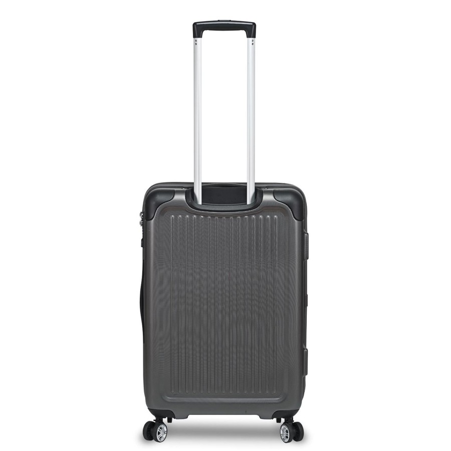 Koffer Stratic Hartgepack | Hartschalen-Koffer M Mit 4 Rollen, 66 Cm, 67 Liter Stripe - Graphit Graphit [85]