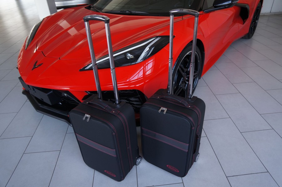 Autokoffer Roadsterbag | Chevrolet Corvette C8, Us-Version - 2-Tlg. Kofferset Heck Kofferraum