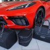 Autokoffer Roadsterbag | Chevrolet Corvette C8, Eu-Version - 3-Tlg. Kofferset Heck Kofferraum Henkeltaschen