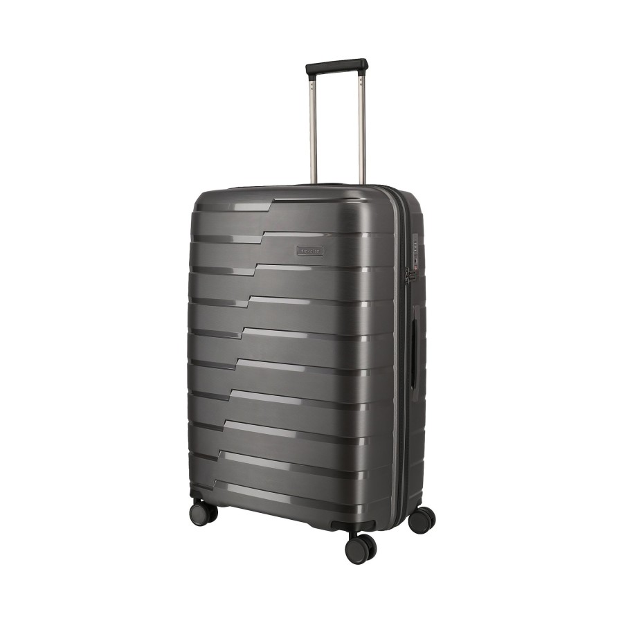 Koffer Travelite 4 Rollen Koffer | Trolley Mit 4 Rollen Mit 4 Rollen 77 Cm Air Base L 105 Liter Anthrazit [04]