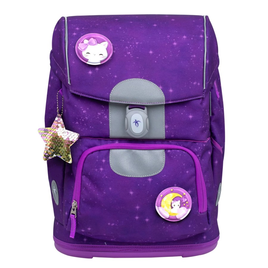 Schule Belmil | Motion Ergonomisches Schulranzen-Set 5-Teilig Purple Sky