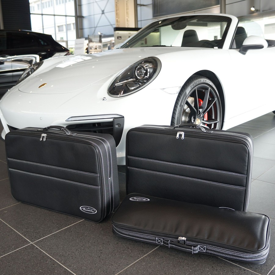 Autokoffer Roadsterbag | Kofferset Porsche 911 (991.2 + 992) Turbo Mit Burmester + Gts - 3-Tlg. Kofferset (Eu)