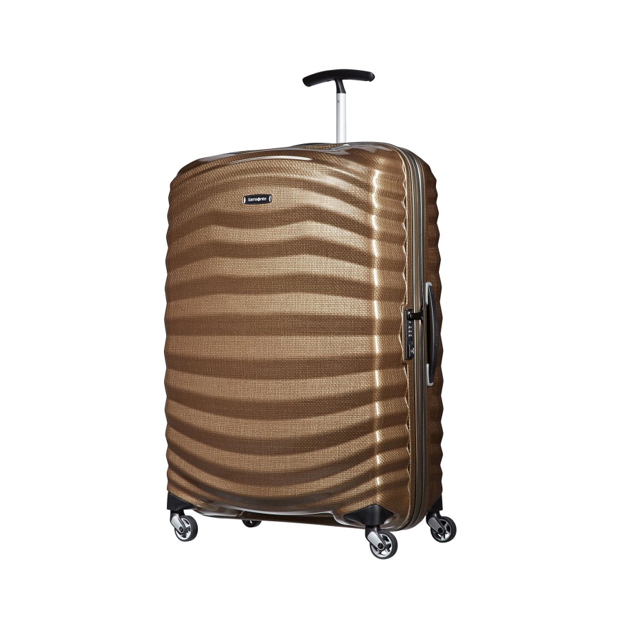 Koffer Samsonite 4 Rollen Koffer | Spinner Mit 4 Rollen 75/28 Lite-Shock L 98.5 Liter Sand [1775]