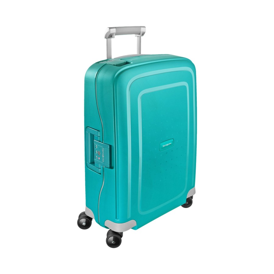 Koffer Samsonite 4 Rollen Koffer | Spinner 55/20 Mit 4 Rollen S'Cure Xs 34 Liter Aqua Blue [11]