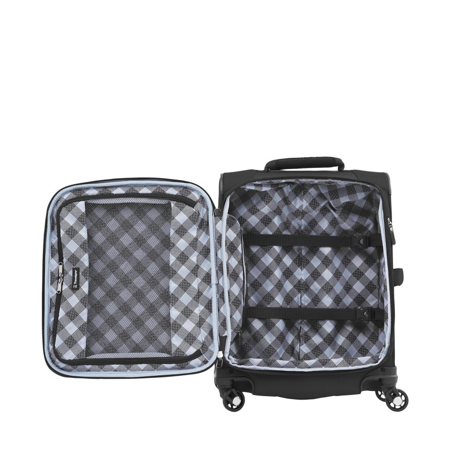 Koffer Travelpro 4 Rollen Koffer | Handgepacktrolley Mit 4 Rollen 55 Cm Slim Erweiterbar Maxlite 5 39 Liter Black [01]