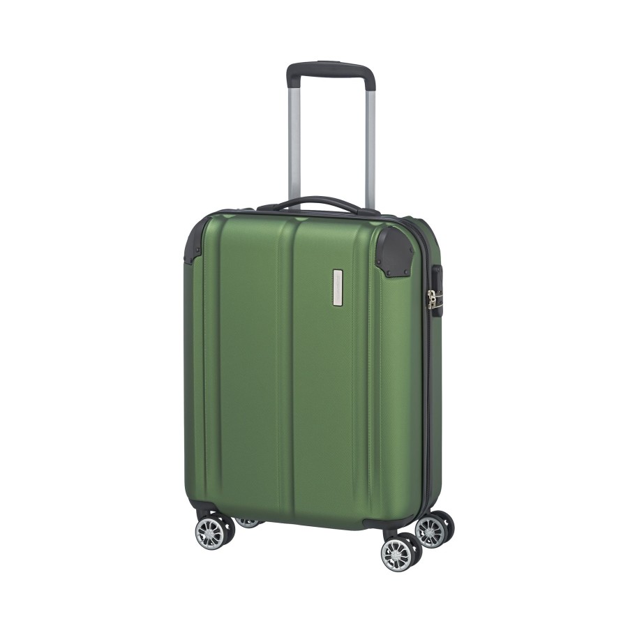 Koffer Travelite 4 Rollen Koffer | City Handgepacktrolley Mit 4 Rollen S 55Cm 40 Liter - Grun Grun [80]