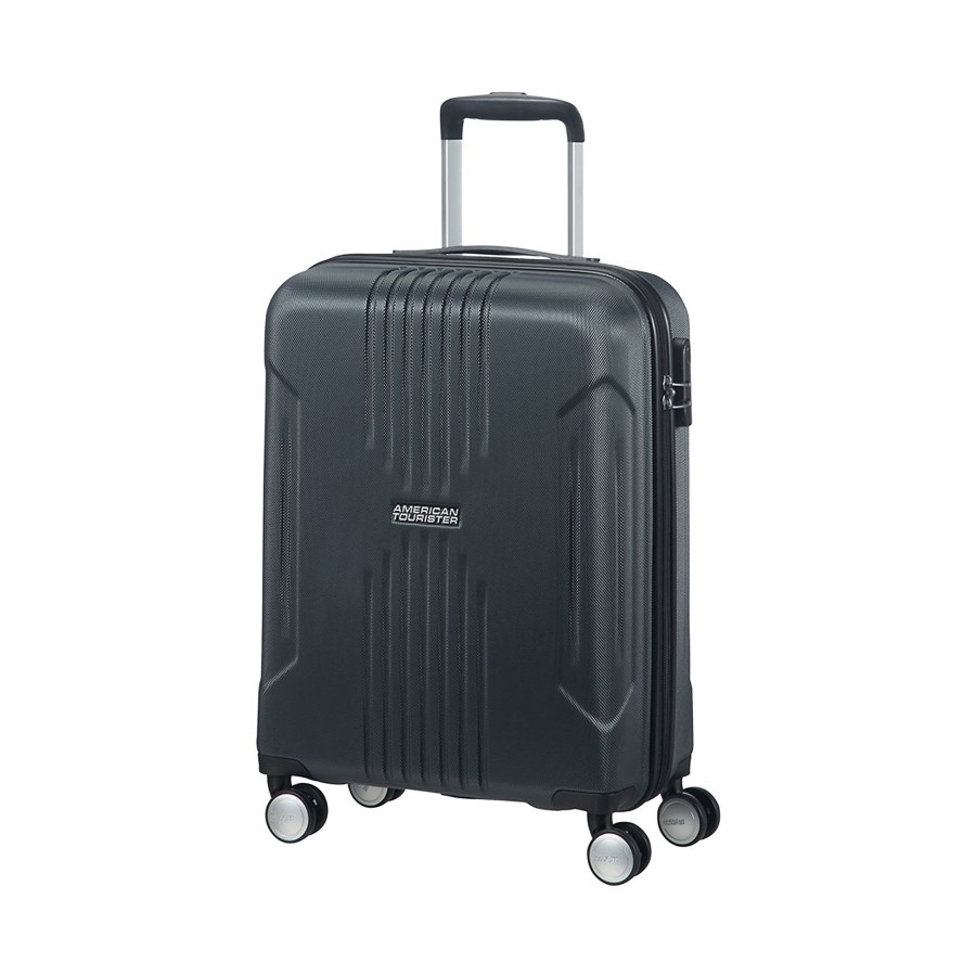 Koffer American Tourister 4 Rollen Koffer | Spinner Mit 4 Rollen 55 Cm Tracklite S 34 Liter Dark Slate [1269]