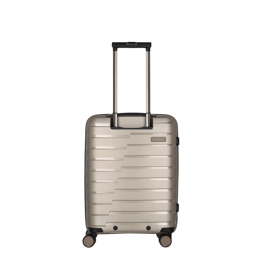 Koffer Travelite 4 Rollen Koffer | Air Base Trolley S M. Vortasche (4 Rader) - Champagner Champagner [40]